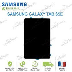 Ecran complet noir d'origine Galaxy Tab S5e (2019)