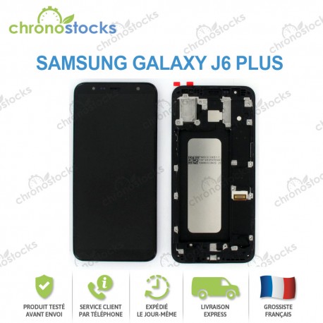 Ecran LCD vitre tactile châssis Samsung Galaxy J6 Plus SM-J610F