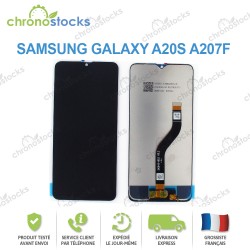 Ecran LCD vitre tactile pour Samsung A20s noir
