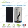 Ecran LCD vitre tactile Samsung Galaxy A20s A207F noir