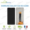 Ecran LCD vitre tactile Samsung Galaxy A32 5G A326B Noir