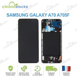 Ecran LCD vitre tactile châssis Samsung A70 SM-A705F