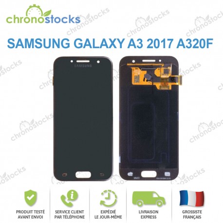 Ecran Super AMOLED Samsung Galaxy A3 2017 A320F noir