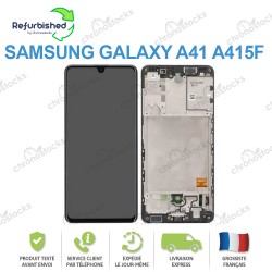 Ecran complet pour Samsung Galaxy A41 SM-A415f noir (reconditionné)