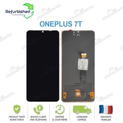 Ecran LCD Vitre Tactile OnePlus 7T Noir (reconditionné)