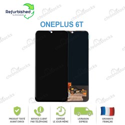 Ecran LCD Vitre Tactile OnePlus 6T Noir (reconditionné)