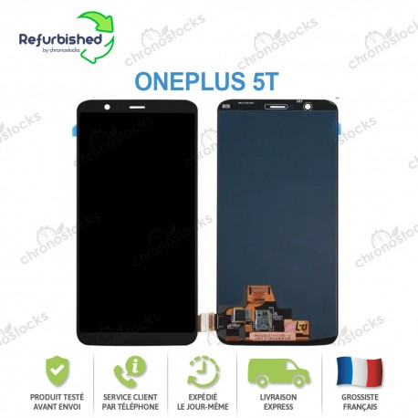 Ecran tactile reconditionné OnePlus 5T noir