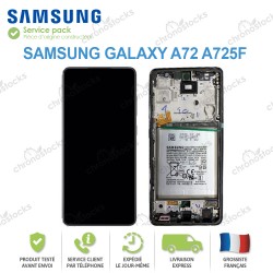 Ecran Complet LCD vitre tactile Samsung A72 SM-A725F