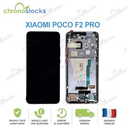Ecran complet sur châssis Xiaomi Poco F2 Pro / Redmi K30 Pro Noir