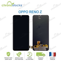 Ecran LCD vitre tactile Oppo Reno Z Noir (reconditionné)