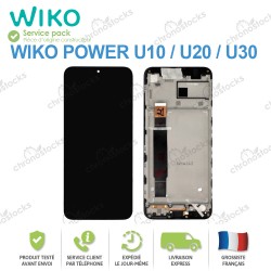 Ecran Complet WIKO Power U30 Noir