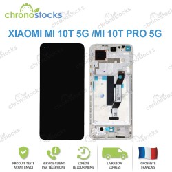 Ecran LCD vitre tactile Xiaomi Mi 10T 5G /Mi 10T Pro 5G Argent