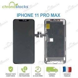 Ecran LCD vitre tactile pour iPhone 11 Pro Max noir IN CELL