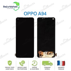 Ecran LCD + vitre tactile Oppo A9 noir