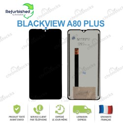 Ecran LCD vitre tactile Blackview A80 Plus Noir (reconditionné)