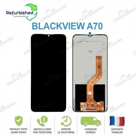 Ecran LCD vitre tactile Blackview A70 Noir (reconditionné)