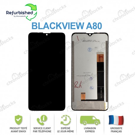 Ecran LCD vitre tactile Blackview A80 Noir (reconditionné)