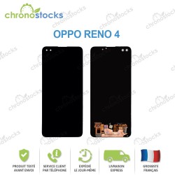 Ecran LCD vitre tactile Oppo Reno 4 Noir