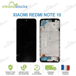 Ecran LCD vitre tactile pour Xiaomi Redmi Note 9 noir