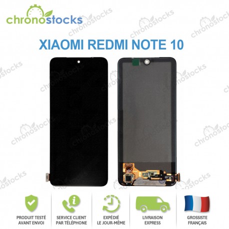 Ecran LCD OLED vitre tactile Xiaomi Redmi Note 10 4G M2101k7AG noir